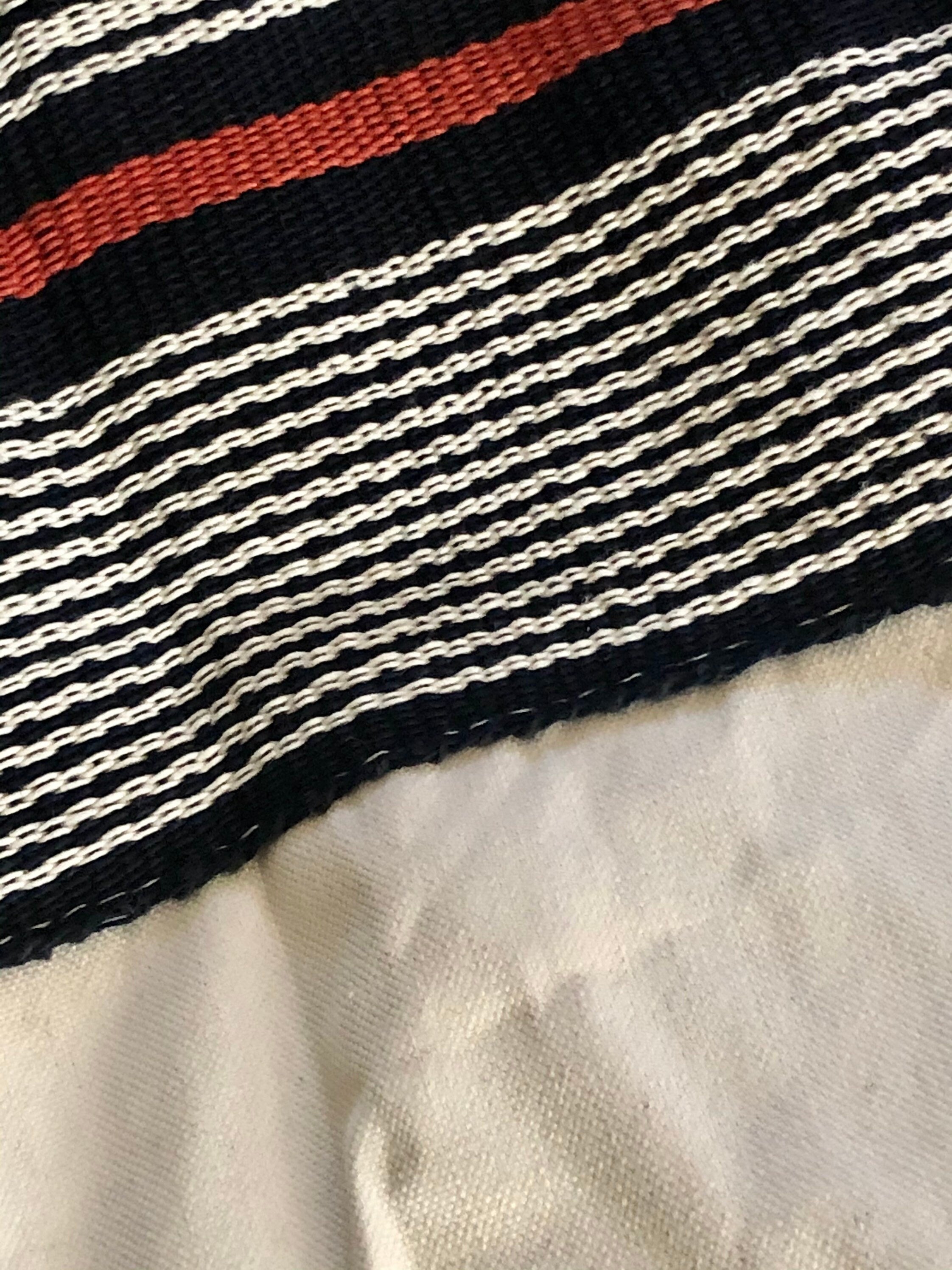 XXL Men’s Navy/White/Red Striped Short Sleeve Cotton Polo Shirt
