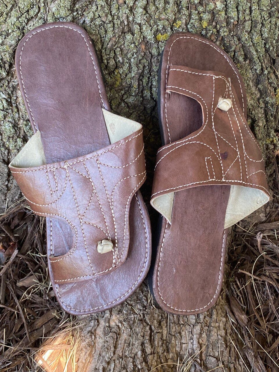 TRADITIONAL Men’s Size 6 Malian Brown Sandals