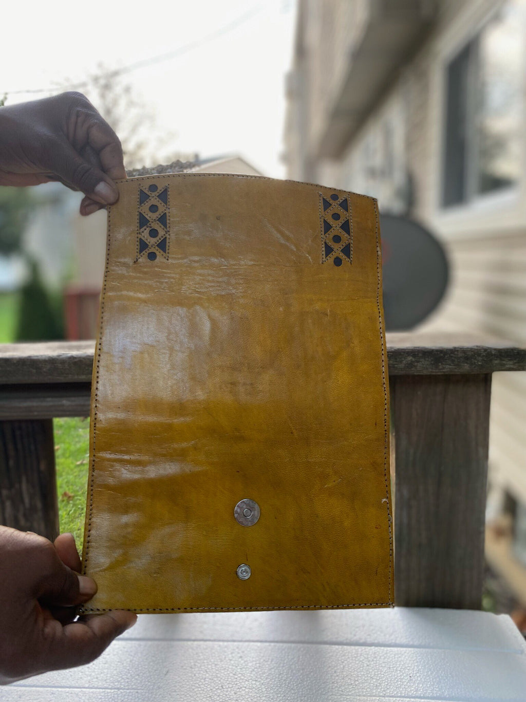 Women’s Leather Wallet made in Mali (West Africa)
