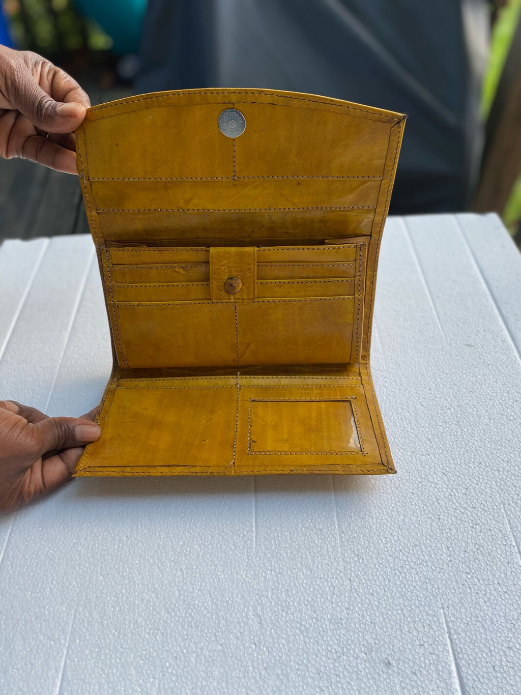 Women’s Leather Wallet made in Mali (West Africa)