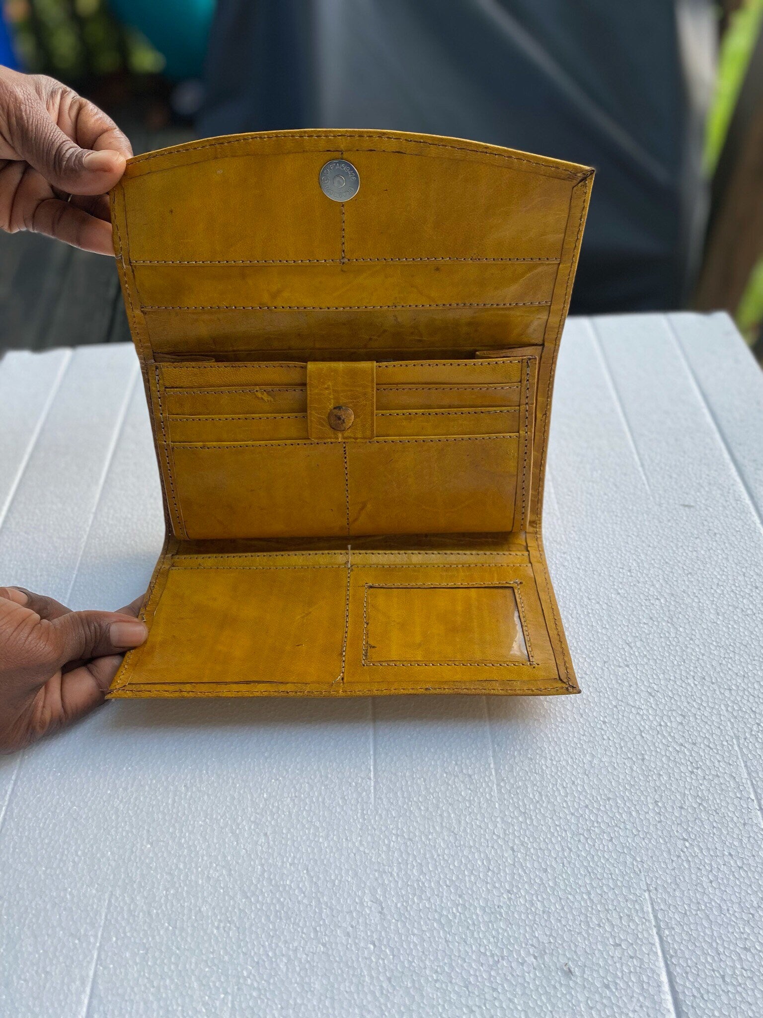 Women’s Leather Wallet made in Mali (West Africa)
