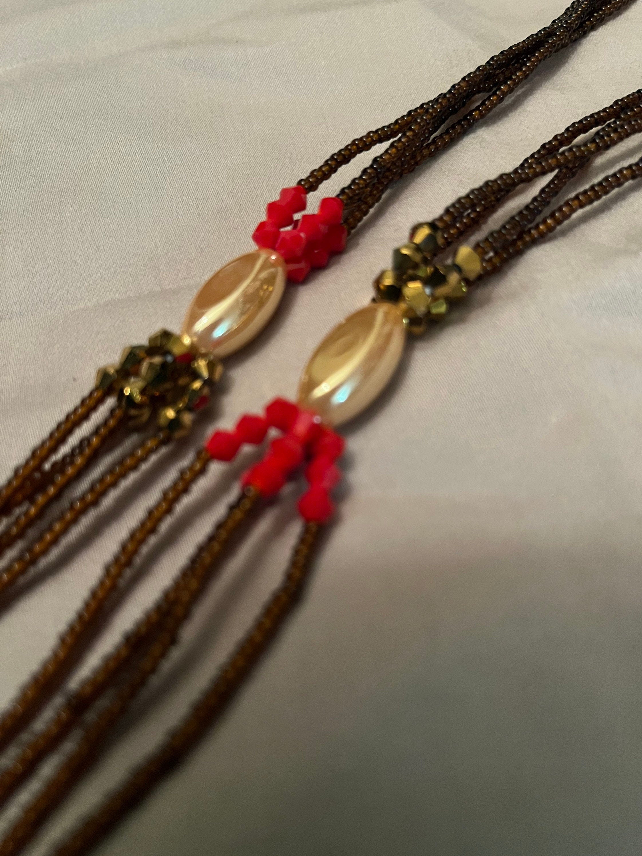 WAIST Beads Multi Beaded West African