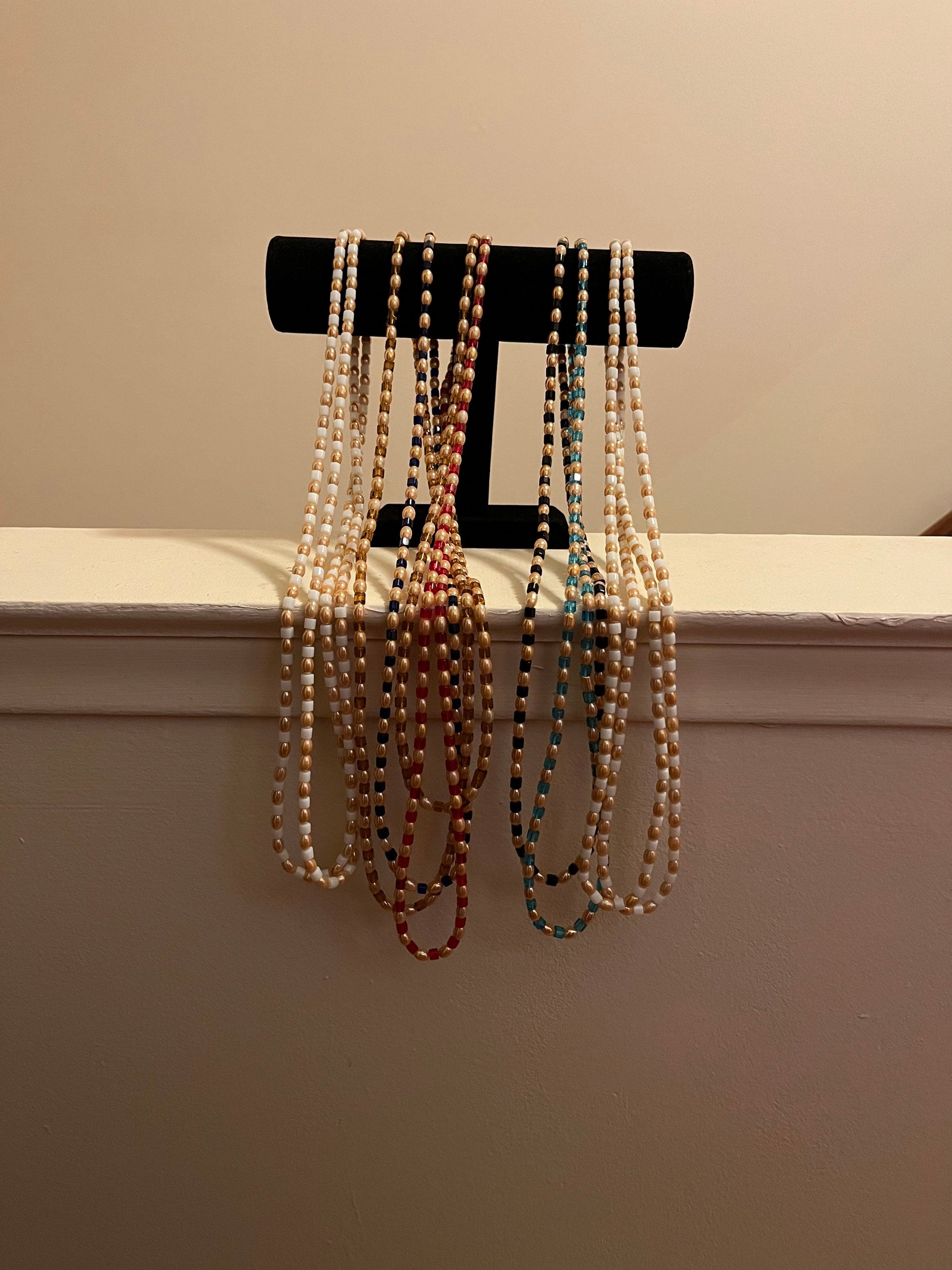 Traditional Malian Beaded Dual Color WAIST BEADS