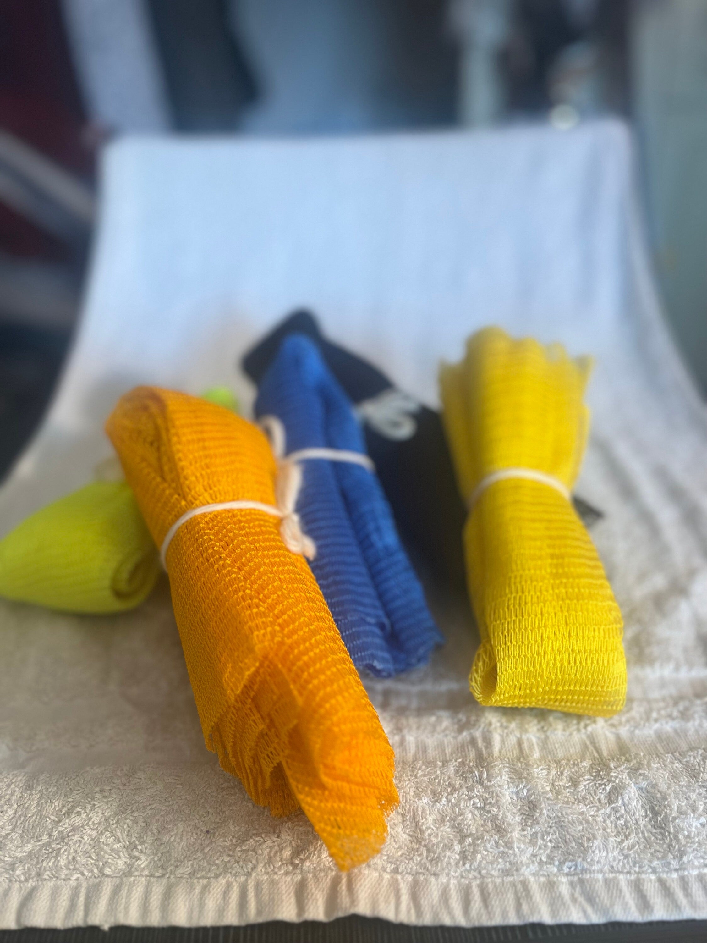 Exfoliating Net Malian Light Wash Nets
