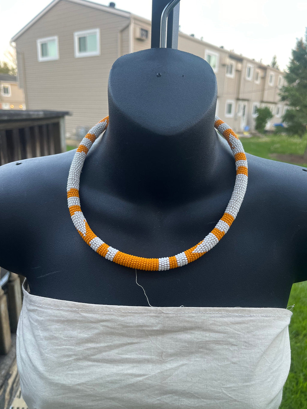 Tuareg Multicolor Sturdy Beaded Necklace