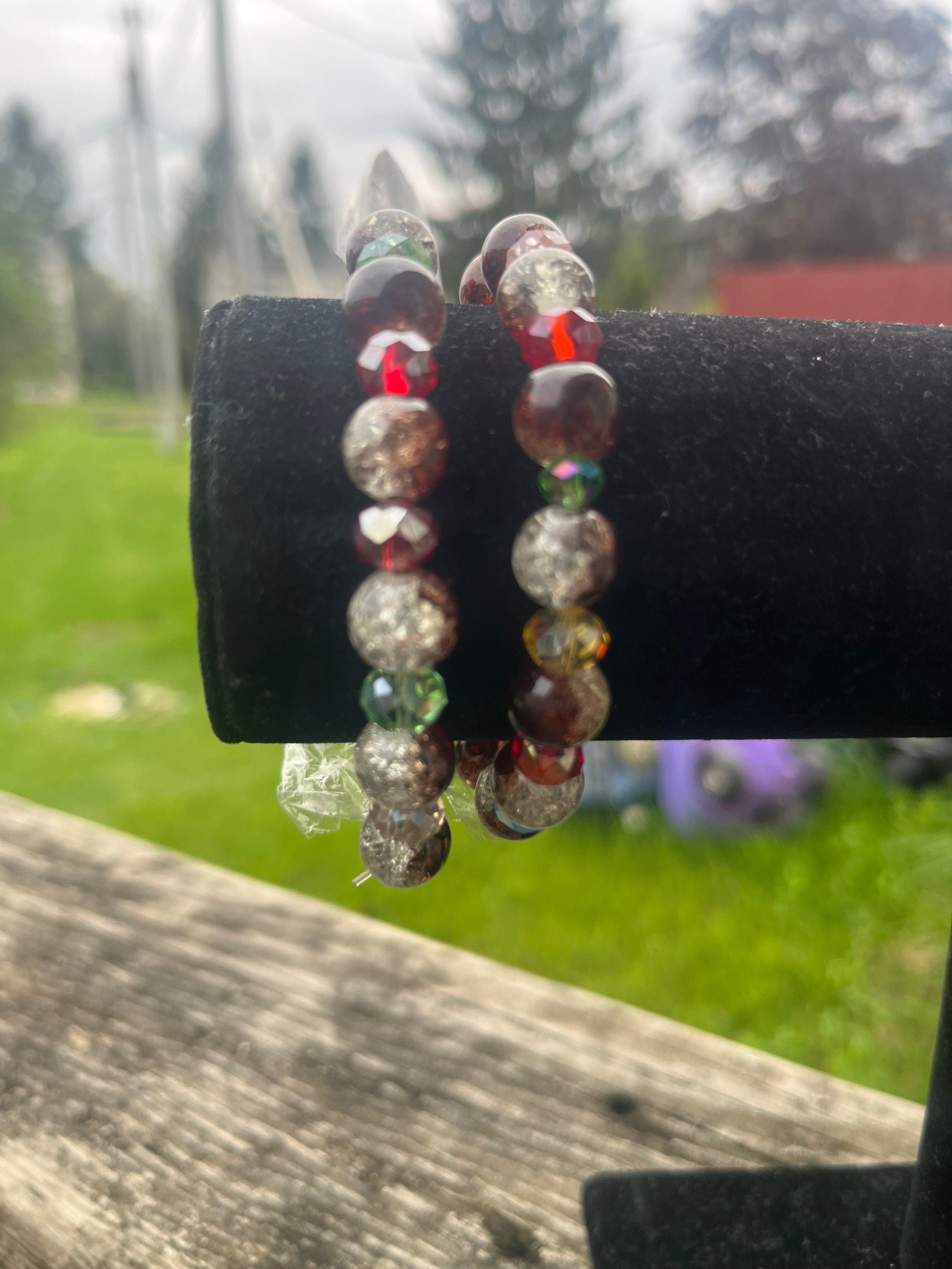Traditional Multicolor Glass Beaded Bracelets