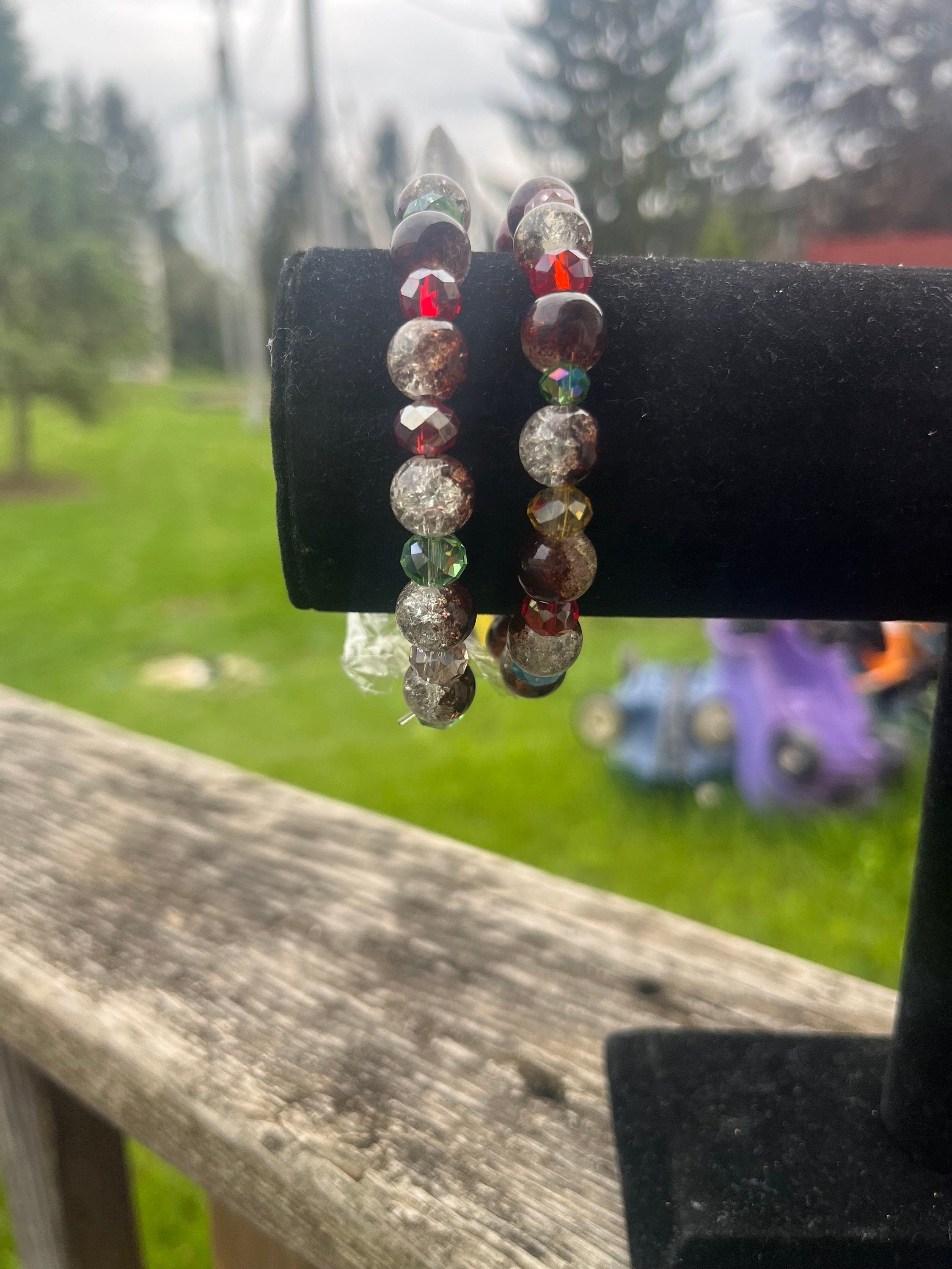 Traditional Multicolor Glass Beaded Bracelets