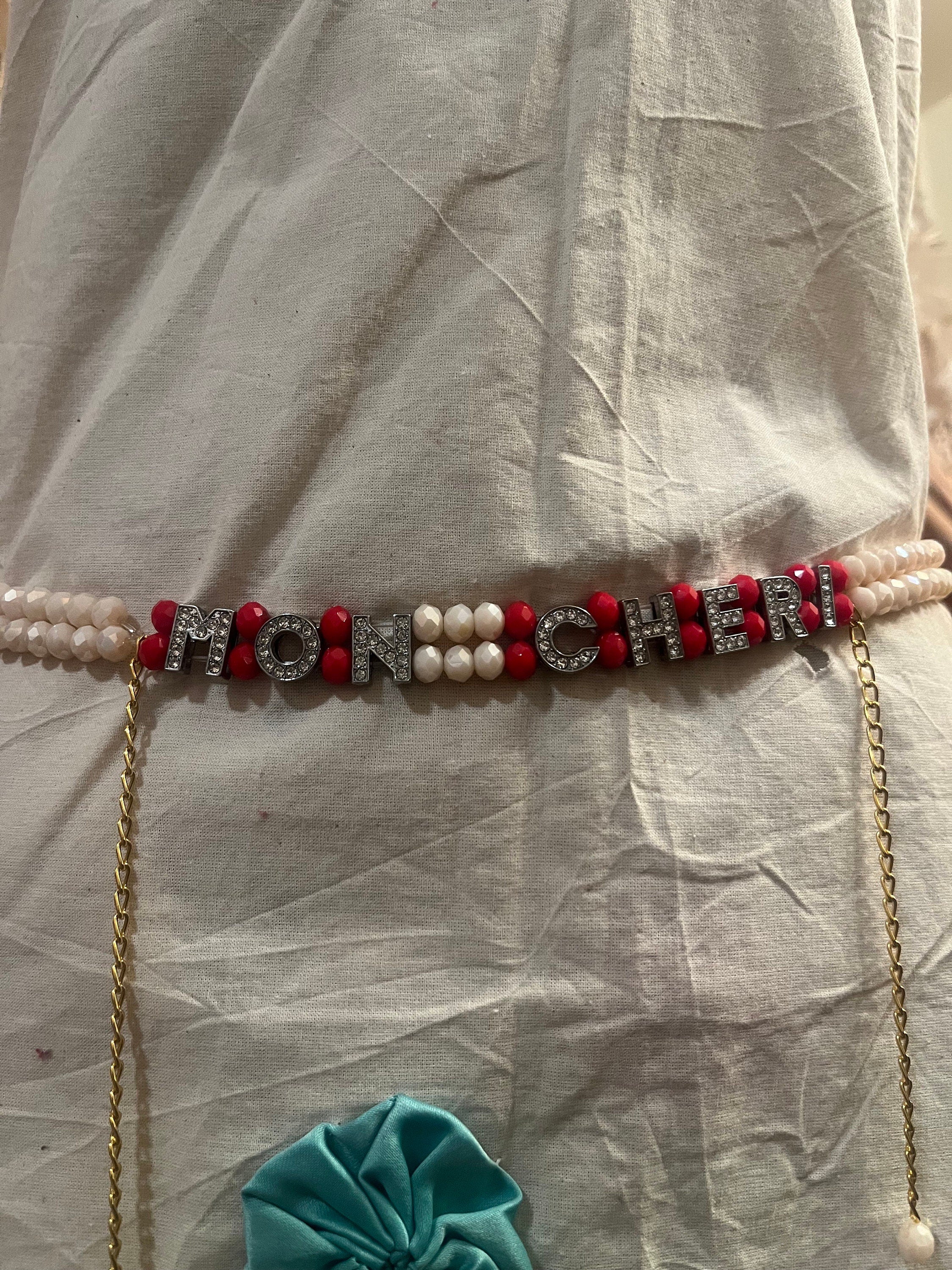 Français mots/French Words Waist Beads