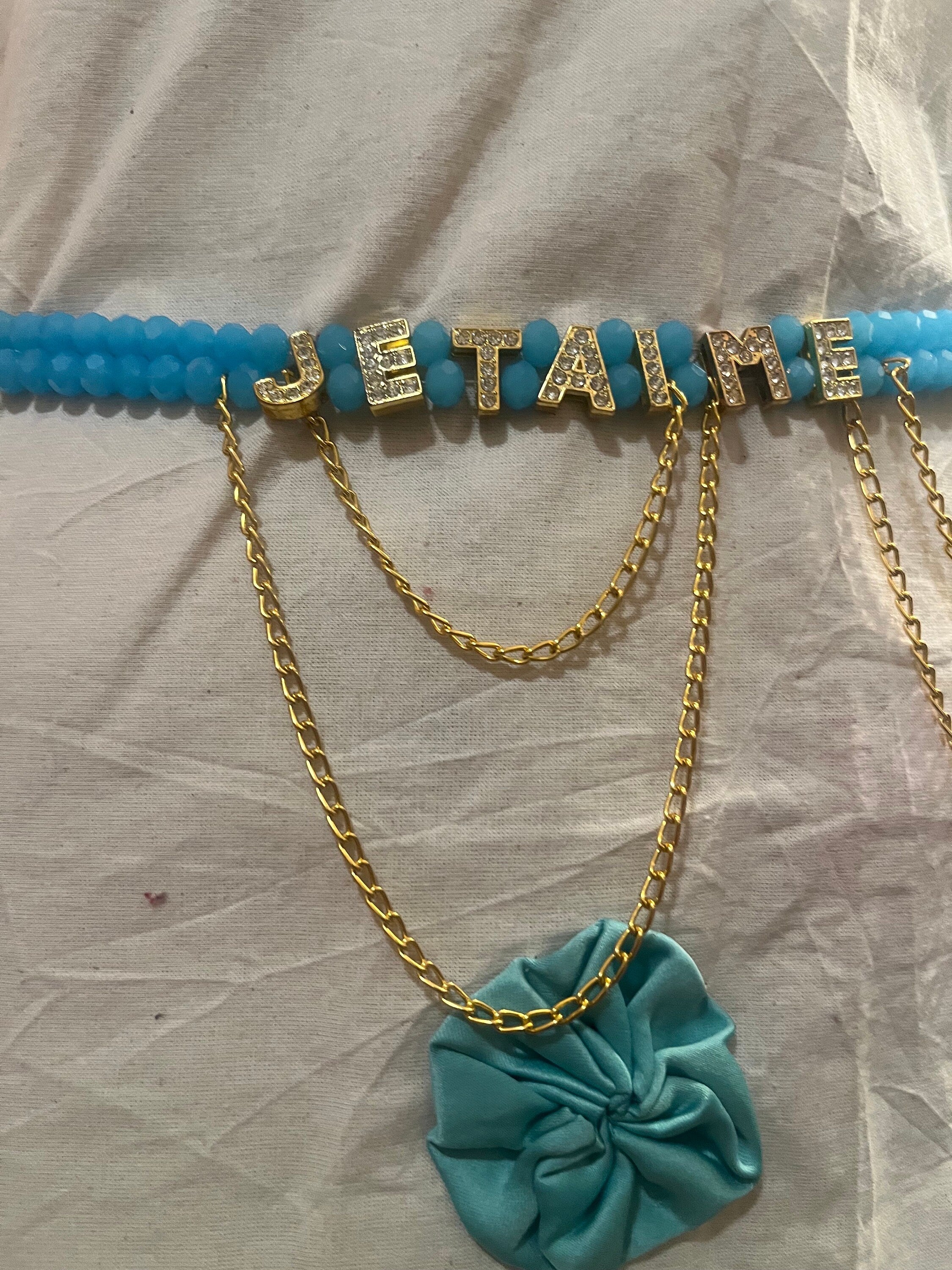 Français mots/French Words Waist Beads