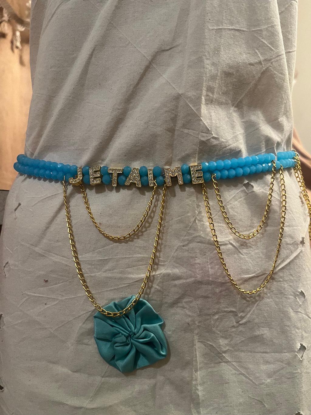 Français mots/French Words Waist Beads
